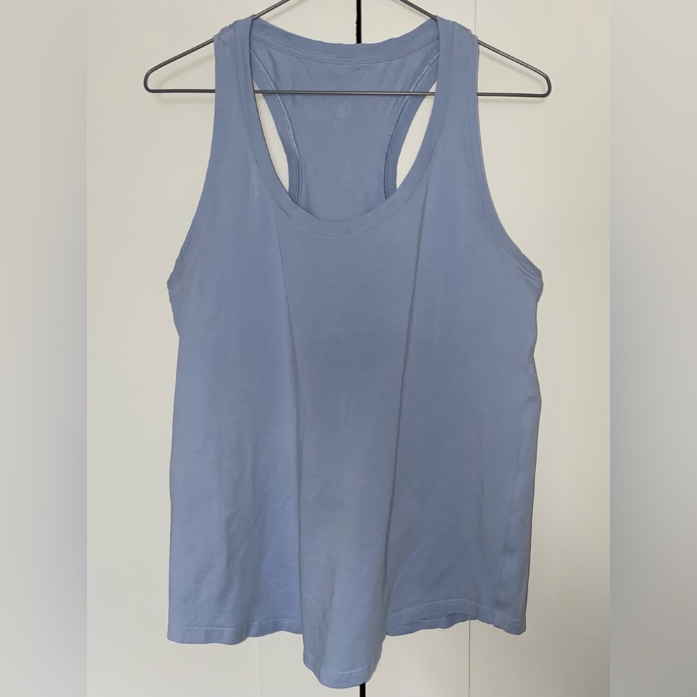Lululemon Love Tank Top Large Blue Linen